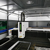 FL-L2040FHR-10000-D220-IPG Лазерный станок для резки листового металла и труб с кабинетной защитой